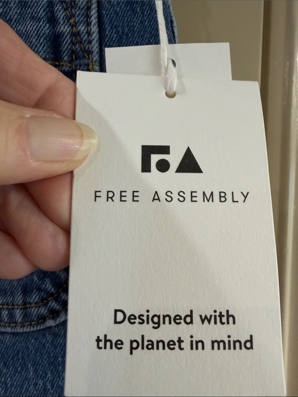 Women’s Wide Leg High Waisted Jeans by Free Assembly Brand. NWT! - Picture 3 of 16
